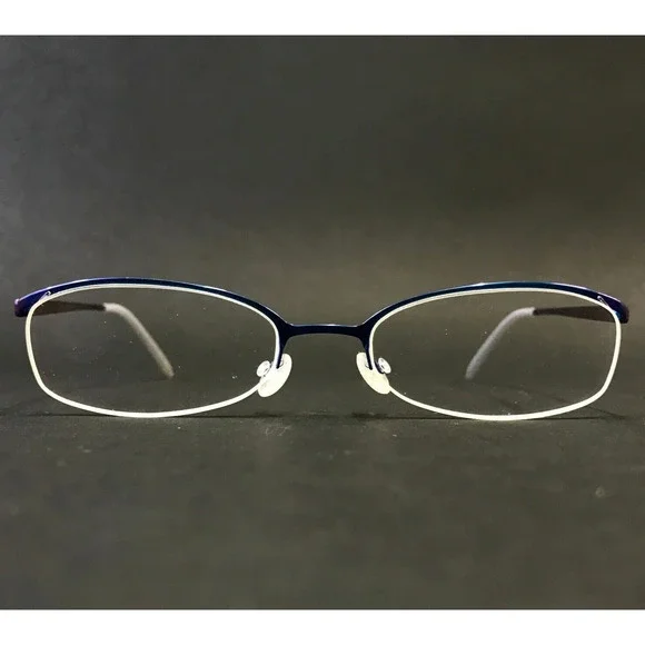 Lindberg Eyeglasses Frames Mod.7140 Col. P80 Iridescent Blue Titanium 50-17-140